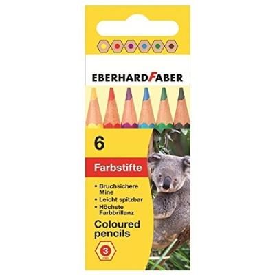 Court Étui De 6 Crayons De Couleur Faber-Castell 514906