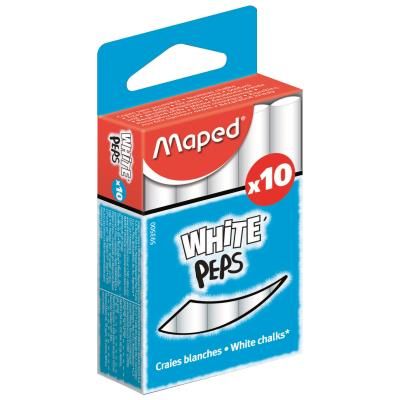 Craies blanches Boîte de dix