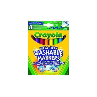 Crayons : 8 gros crayons à la cire lavables Crayola