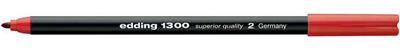 edding - Lot de 10 - 1300 feutre color pen, pointe ogive, noir