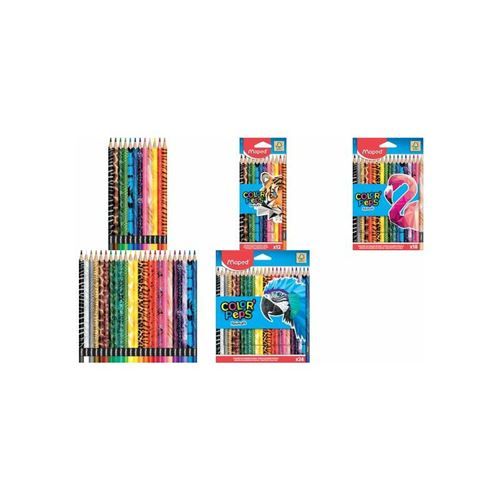 Etui à 24 crayons Maped Colorpeps Animals