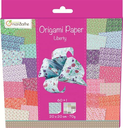 Etui de 60 feuilles Origami Liberty Avenue Mandarine
