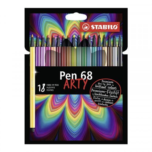Etui Stabilo 18 feutres 68 Arty
