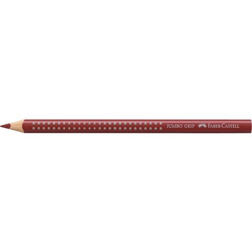FABER-CASTELL Crayons couleur JUMBO GRIP, rouge indien