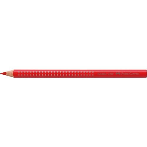 FABER-CASTELL Crayons de couleur JUMBO GRIP, rouge géranium