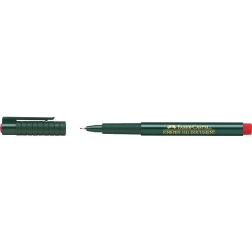 FABER-CASTELL Stylo feutre extra-fin FINEPEN 1511, rouge