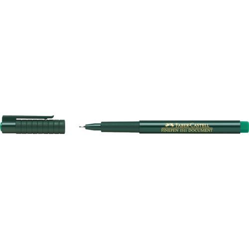 FABER-CASTELL Stylo feutre extra-fin FINEPEN 1511, vert
