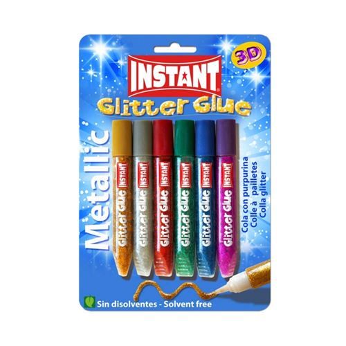 Feutres Glitter Glue métal, prix unitaire