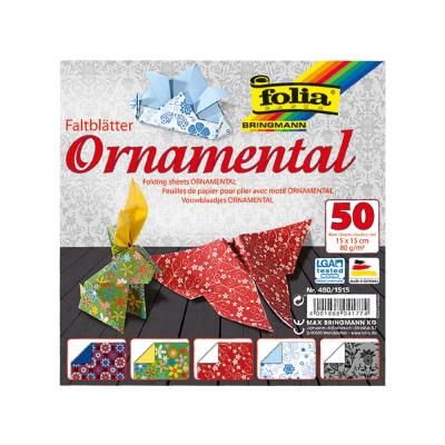 Folia - 50 feuilles de papier origami 10 x 15 - 80 gr