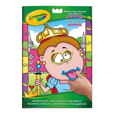 Livre de coloriage + stickers Crayola 29x20 - 2 modèles