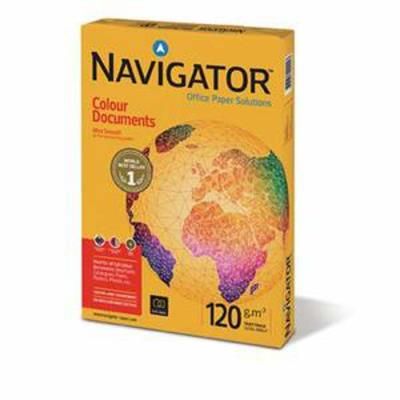 Lot de 4 Ramettes de 500 feuilles papier extra blanc Navigator Colour Document A3 120G CIE 169