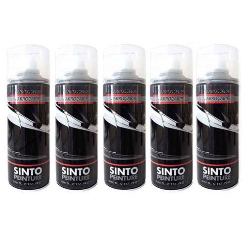 Lot de 5 Bombes de Vernis Auto Finition 921500 - Sinto