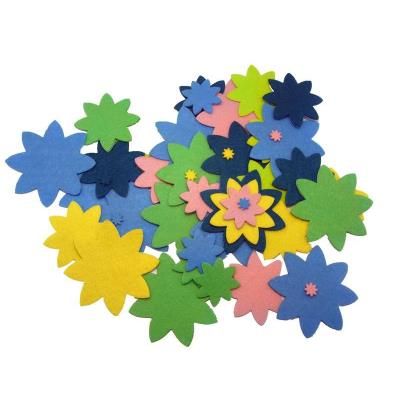 Motif adhésif feutrine - Fleur - 150 pièces - Sodertex