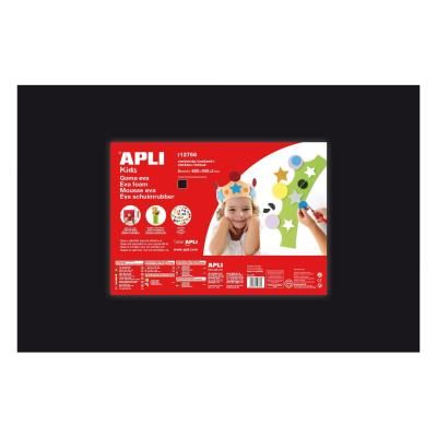Mousse EVA thermoformable 40x60 cm - Noir - 5 feuilles - APLI AGIPA
