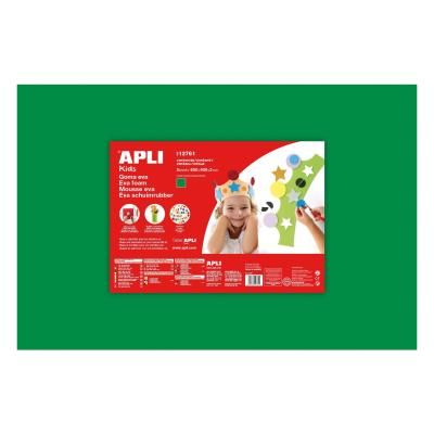 Mousse EVA thermoformable 40x60 cm - Vert - 5 feuilles - APLI AGIPA