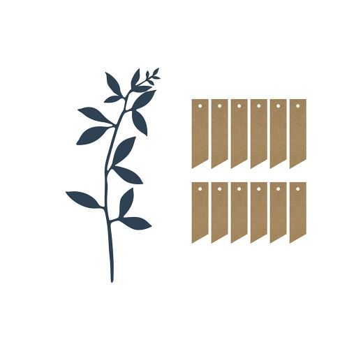 pack 6 feuilles bleu 12 étiquettes 1 bobine 6m - DGPZ1-074C