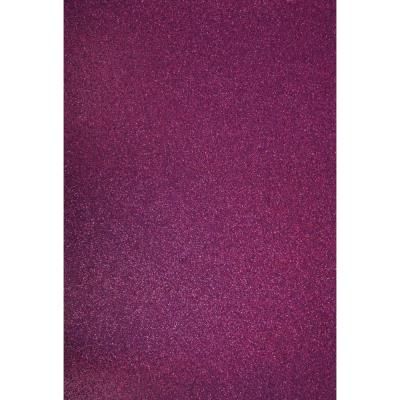 Papier cartonné pailleté - A4 - Rouge lilas - 10 feuilles - Rayher