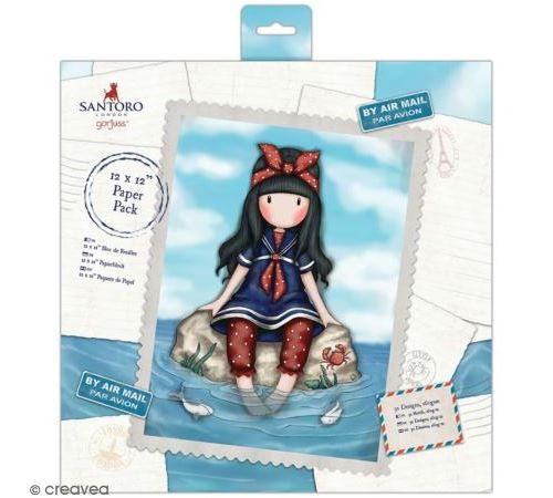 Papier scrapbooking Papermania - Gorjuss Santoro - Voyage - 32 feuilles 30,5 x 30,5 cm