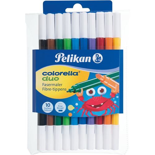 Pelikan Feutres colorella duo, rond, étui de 10