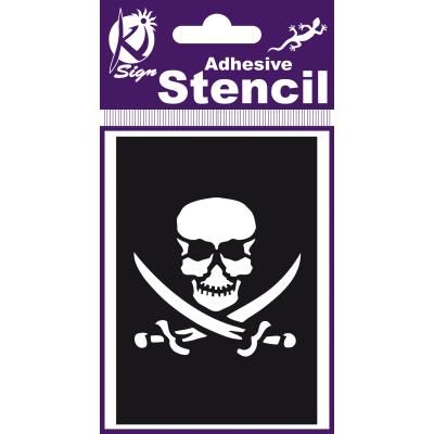 Pochoir adhésif - Pirate - 7x10 cm - Ki-Sign