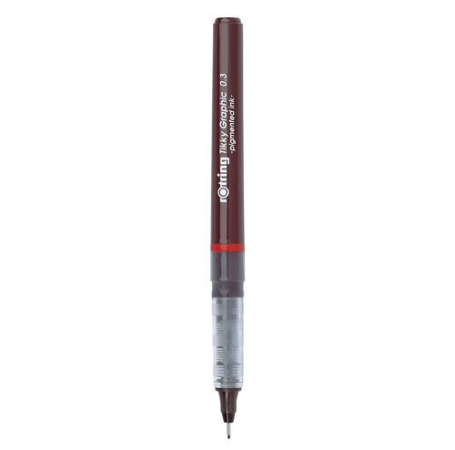 rOtring Tikky Graphic feutre fin 0,30 mm, encre noire