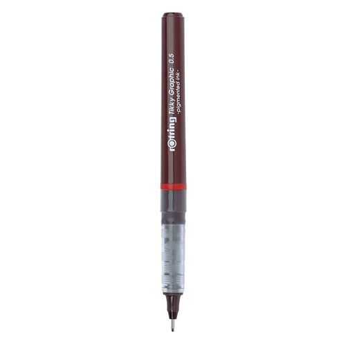 rOtring Tikky Graphic feutre fin 0,50 mm, encre noire