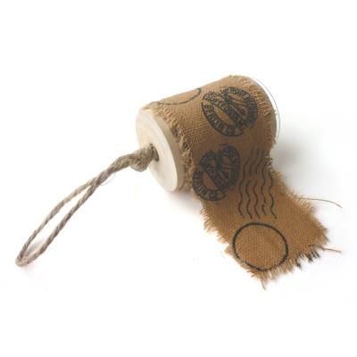 Ruban tissu imprimé - Caramel cachet - Graine créative