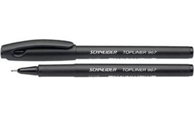 SCHNEIDER - Lot de 10 - Feutre Fineliner TOPLINER 967, orange, 0,4mm