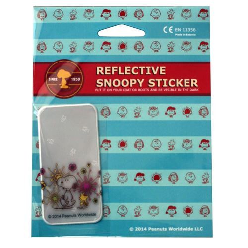 Softreflector - Sticker réfléchissant Snoopy Snoopy & Fleurs