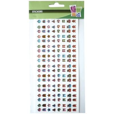 Sticker époxy adhésif - Noël - 160 pièces - Graine créative