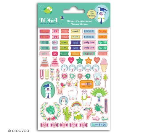 Stickers agenda planner organisation Toga - Oh Lamaa - 500 pcs