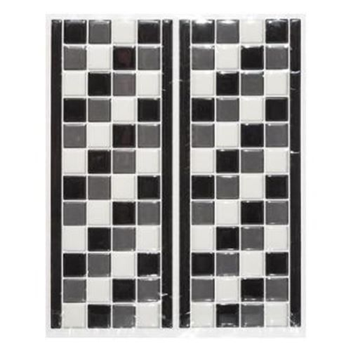 Stick'N Look - Sticker Carrelage Petite Frise 12x30cm Noir
