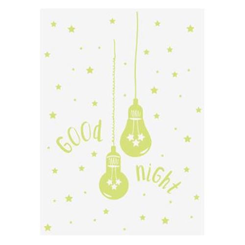 Stick'N Look - Sticker Kids Phosphorescent Ampoule 50x70cm Vert