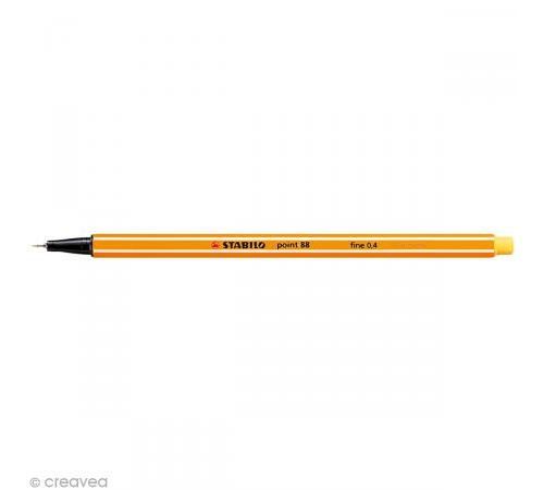 Stylo feutre Stabilo point 88 à l'unité - Pointe fine - 35 couleurs