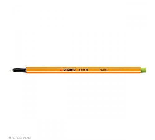 Stylo feutre Stabilo point 88 à l'unité - Pointe fine - 35 couleurs