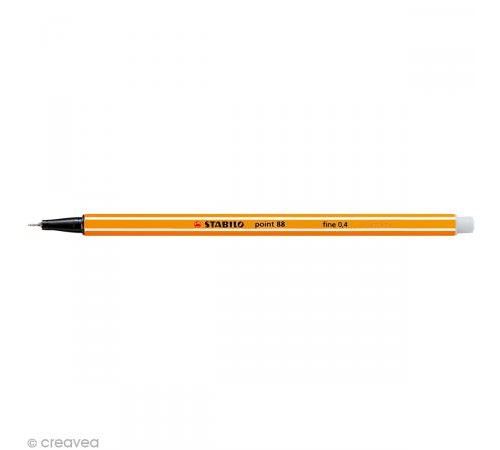 Stylo feutre Stabilo point 88 à l'unité - Pointe fine - 35 couleurs