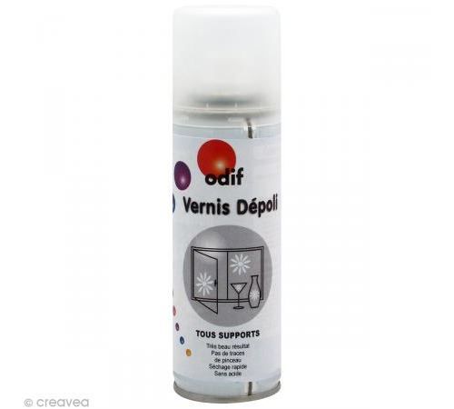 Vernis effet dépoli en bombe - Coco givré - 125 ml