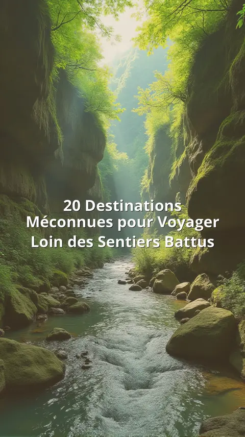 20 Destinations Méconnues pour Voyager Loin des Sentiers Battus