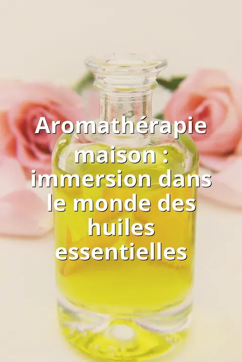 Aromathérapie maison : immersion dans le monde des huiles essentielles