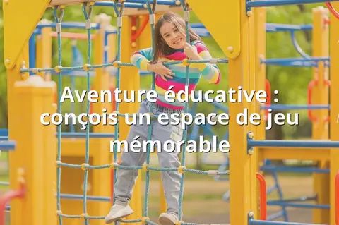 Aventure éducative : conçois un espace de jeu mémorable