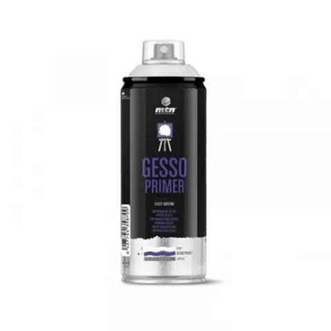 Bombe de peinture apprêt Gesso - 400 ml - MTN Pro