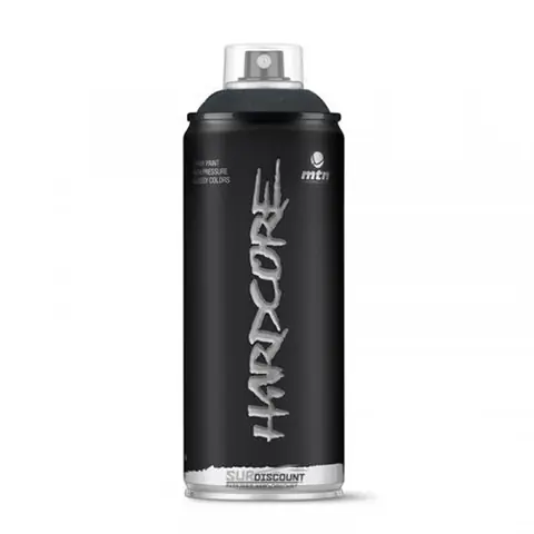 Bombe de peinture Hardcore MTN - Gris anthracite
