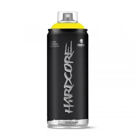 Bombe de peinture Hardcore MTN - Jaune clair