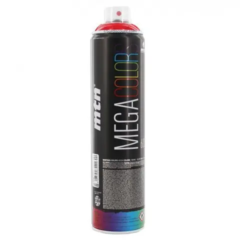 Bombe de peinture mega 600ml - rouge clair - Mtn