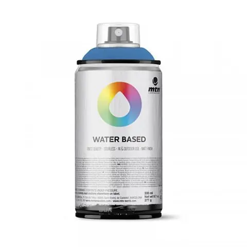 Bombe de peinture MTN water based - bleu fluo