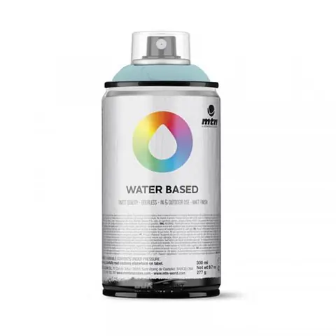 Bombe de peinture MTN water based - bleu phtalo clair