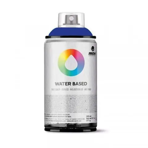 Bombe de peinture MTN water based - bleu primaire profond