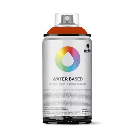 Bombe de peinture MTN water based - rouge fluo