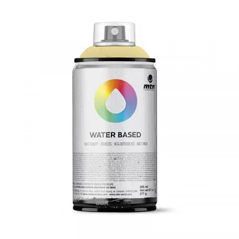 Bombe de peinture MTN water based - titane clair