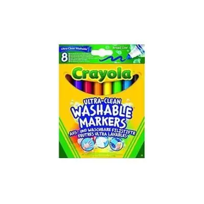 Crayons : 8 gros crayons à la cire lavables Crayola